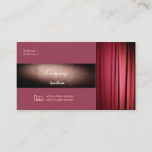 Theater Affärskort Visitkort