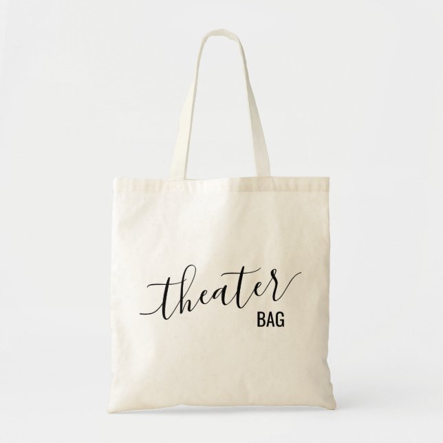Theater Bag Anpassningsbar Tote Bag för klasser Tygkasse (Framsidan)
