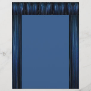 Theater Blue Letterhead