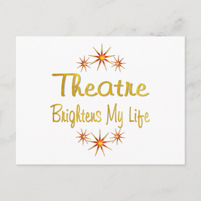 Theater Brightens mitt liv Vykort (Framsida)