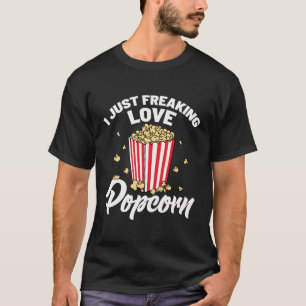 Theater Cinema Snack Movie Night Funny I just Kärl T Shirt