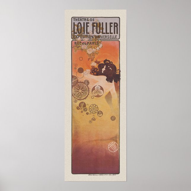 Theater De Loie Fuller Poster (Framsidan)