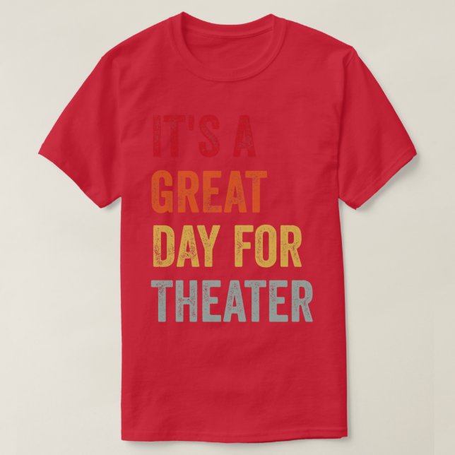 Theater Enthusiast T Shirt (Design framsida)