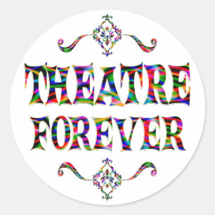 Theater Forever Runt Klistermärke