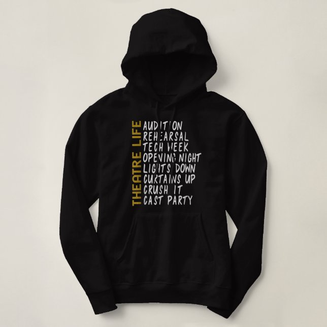Theater Gift Acting Shirt Thespian Play Director t T Shirt (Design framsida)