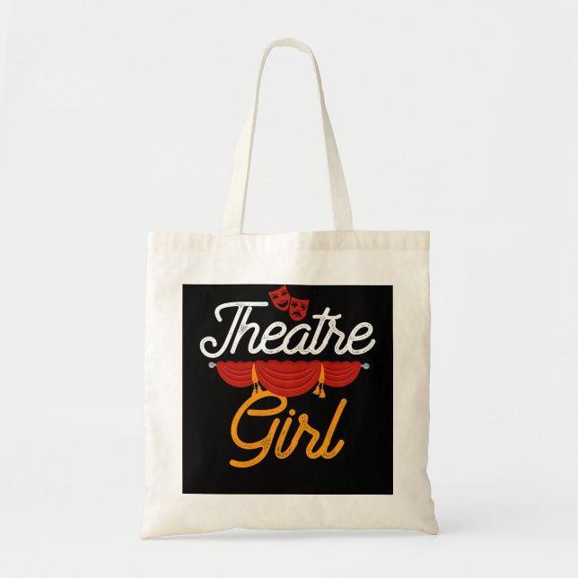 Theater Girl Actress Drama Stage Thespian Theater Tygkasse (Framsidan)