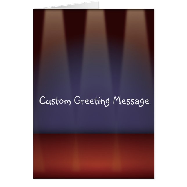 Theater Hälsningskort (Framsidan)