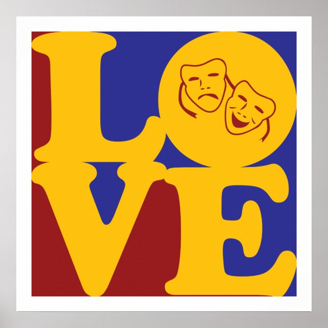 Theater Kärlek Poster (Framsidan)