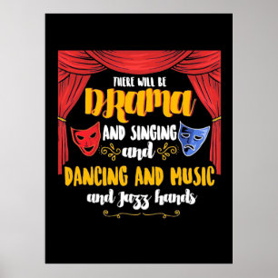 Theater kommer att vara Drama Poster