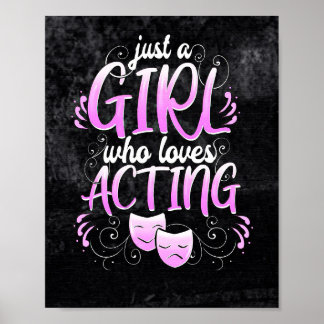 Theater Life and Theater Girl Poster