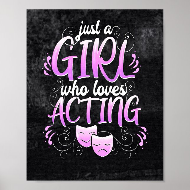 Theater Life and Theater Girl Poster (Framsidan)