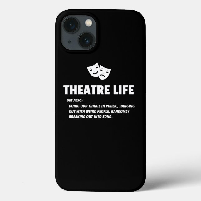 Theater Life Funny Drama Actor Actress Gifts Desig (Baksida)