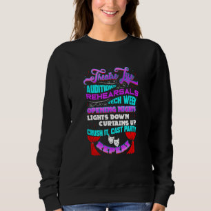 Theater Life Theater Broadway Musical Actor Thespi T Shirt