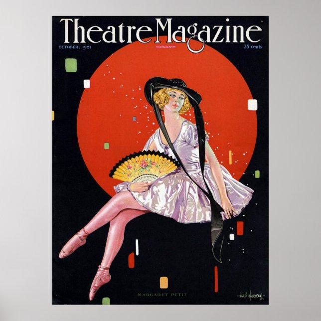 Theater Magazine 1921 Poster (Framsidan)