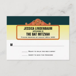 Theater Marquee Pub Bat mitzvah Reply OSA Kort