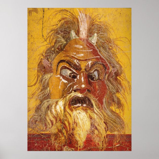 Theater Mask Poster (Framsidan)