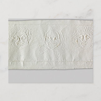 Theater Mask Squeeze vycard Vykort