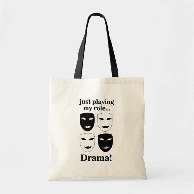 Theater Mask Theater Drama Acting Funny Tygkasse (Framsidan)