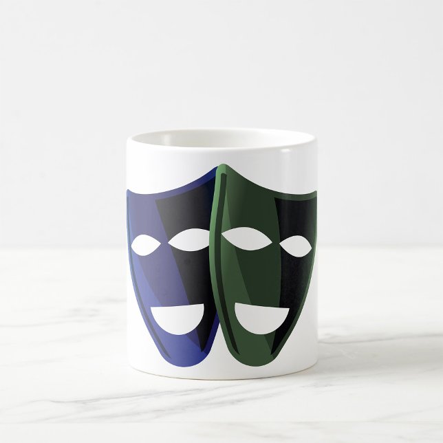 Theater Masks Kaffemugg (Skapare uppladdad)