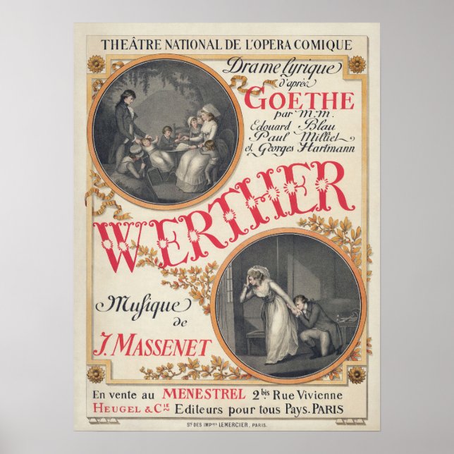Theater National De L'Opera Comique Poster (Framsidan)