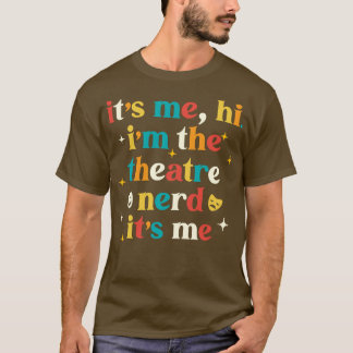 Theater Nerd Funny Theater presenterar Drama Theat T Shirt