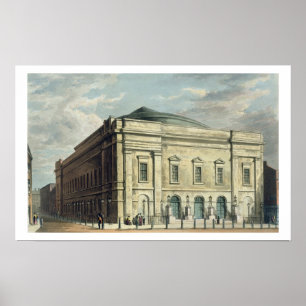 Theater Royal, Drury Lane, i London, designad av Poster