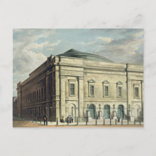 Theater Royal, Drury Lane, i London, designad av Vykort