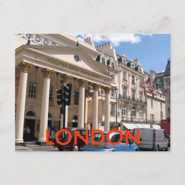 Theater Royal Haymarket London UK-vykort Vykort (Framsida)