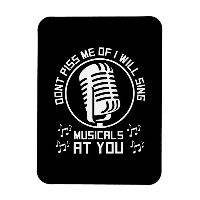 Theater Singer Broadway Magnet (Vertikal)