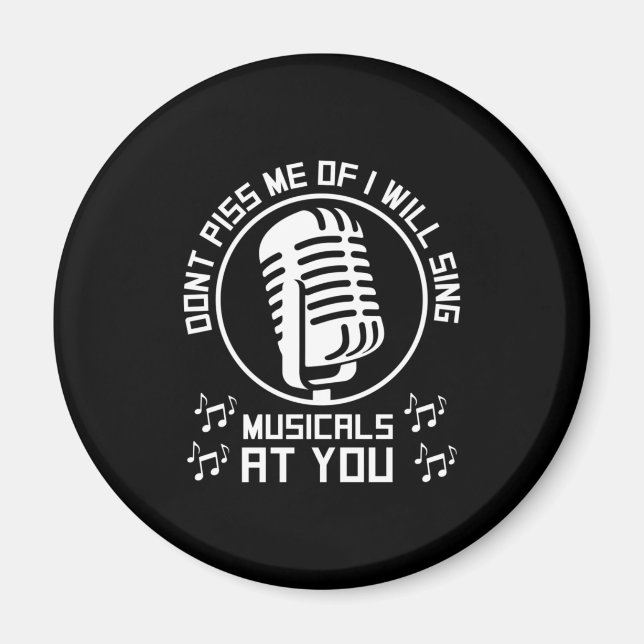 Theater Singer Broadway Magnet (Framsidan)