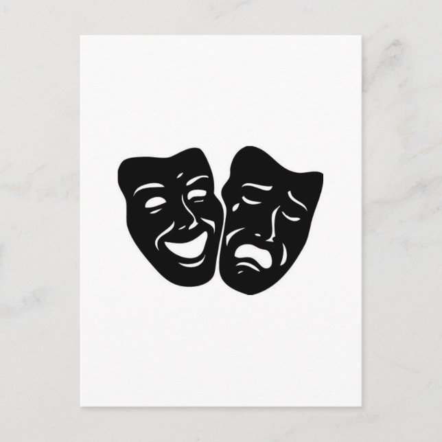 Theater Symbol Vykort (Framsida)
