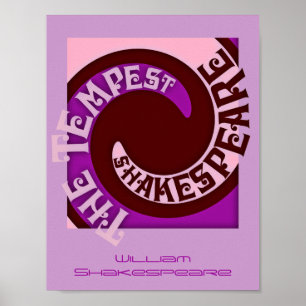 Theater Tempest Play Promo William Shakespeare Poster