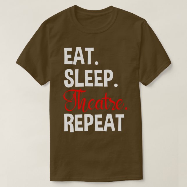 Theater Thespian Actor T Shirt (Design framsida)