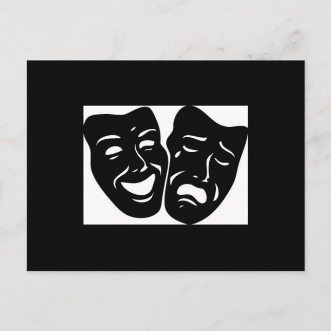 Theatersymbol Vykort (Framsida)
