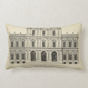 Theator Stil Façade av Colen Campbell Lumbarkudde