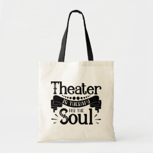 Theatormask Musical Broadway Actress Gift Tygkasse