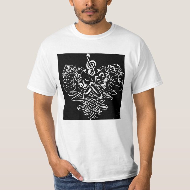 Theatre, dans & musik t-shirt (Framsida)