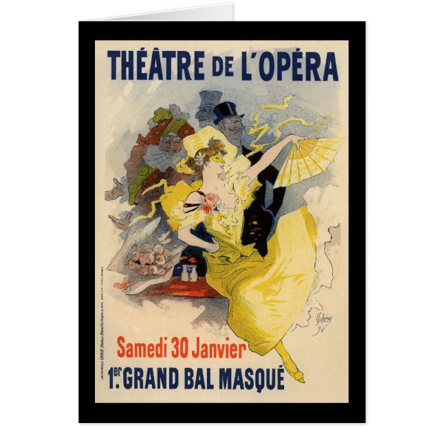 Theatre de l'Opera Hälsningskort (Framsidan)