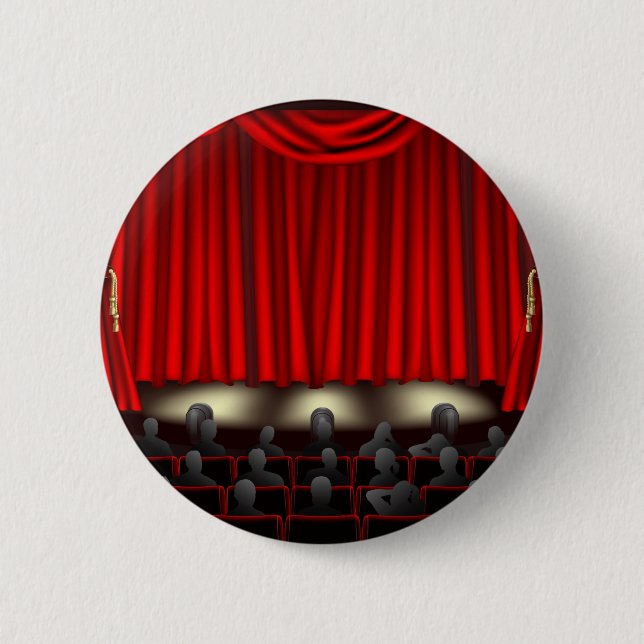 Theatre med åhörare knapp (Framsida)