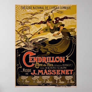 Theatre Medborgare De L'Opera-Comique ~ Cendrillon Poster