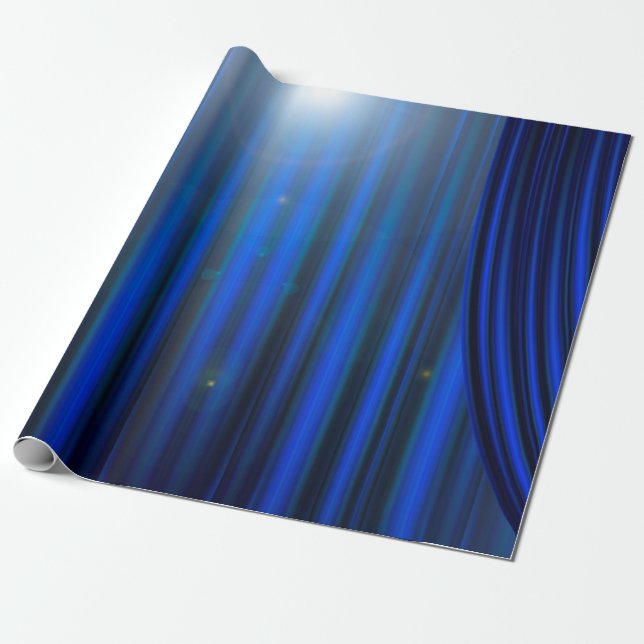 Theatre movie theater curtain strip presentpapper (Utrullad)