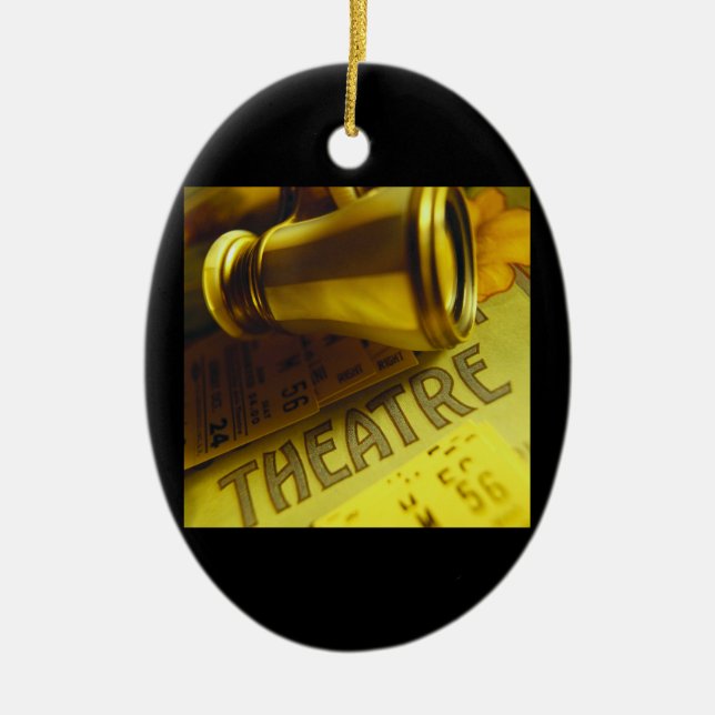 Theatrekikare Julgransprydnad Keramik (Framsidan)