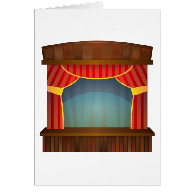 Theatren arrangerar hälsningskort (Framsidan)