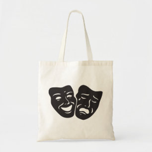 Theatren för komeditragedidramat maskerar tygkasse
