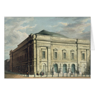 Theatreroyal, Drury Lane, i London som är designa Hälsningskort