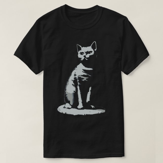 Theatrical Cat T-Shirt (Design framsida)