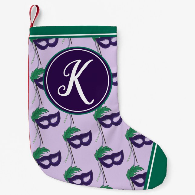 Theatrical Drama Klubb Masqueramasken Mardi Gras Liten Julstrumpa (Framsidan)