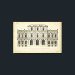 Theatrical Stil Façade av Colen Campbell Canvastryck<br><div class="desc">Colen Campbell skapat denna teaterfaçade stil,  som publicerades i hans bok Vitruvius Britannicus. En fasad är i princip en representation av framsidan eller sidan av ett byggnad. En fantastisk-arkitektur teckning som skulle se underbar ut i ditt hem!</div>