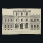 Theatrical Stil Façade av Colen Campbell Kökshandduk<br><div class="desc">Colen Campbell skapat denna teaterfaçade stil,  som publicerades i hans bok Vitruvius Britannicus. En fasad är i princip en representation av framsidan eller sidan av ett byggnad. En fantastisk-arkitektur teckning som skulle se underbar ut i ditt hem!</div>