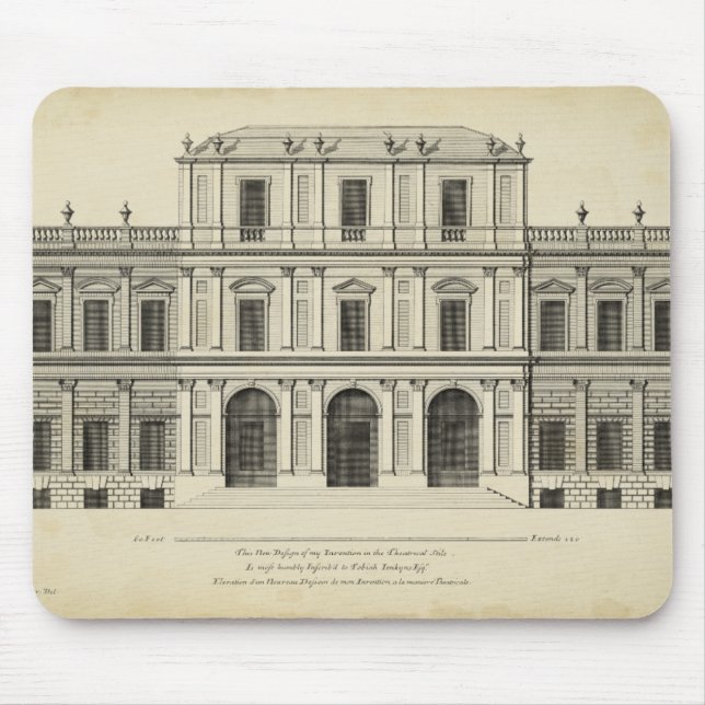 Theatrical Stil Façade av Colen Campbell Musmatta (Framsidan)